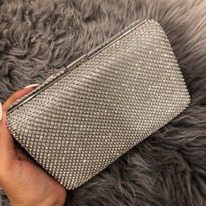 Jeweled prom clutch